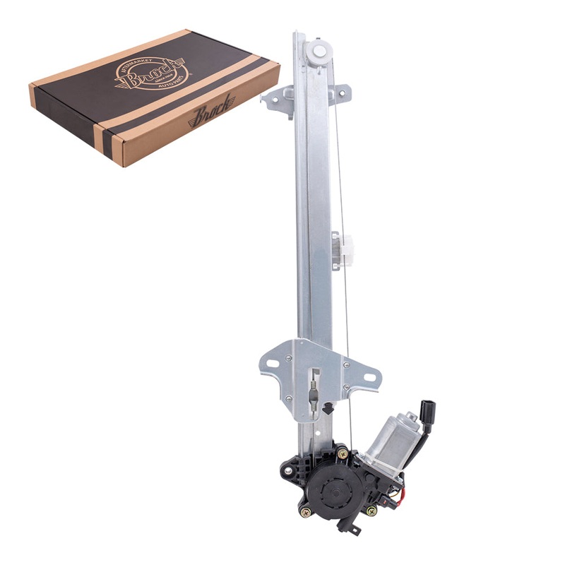 Brock Replacement Front Passengers Power Window Regulator with Motor Compatible with 16-21 Civic Sedan