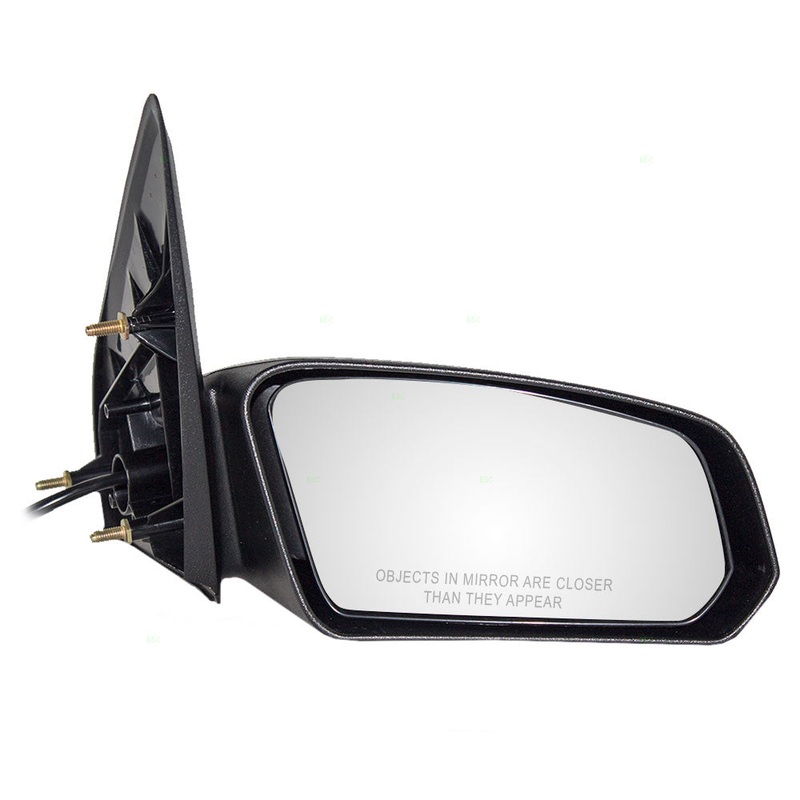 Brock Replacement Passenger Power Side Door Mirror Textured Compatible with 2003-2007 Ion Sedan 22726679