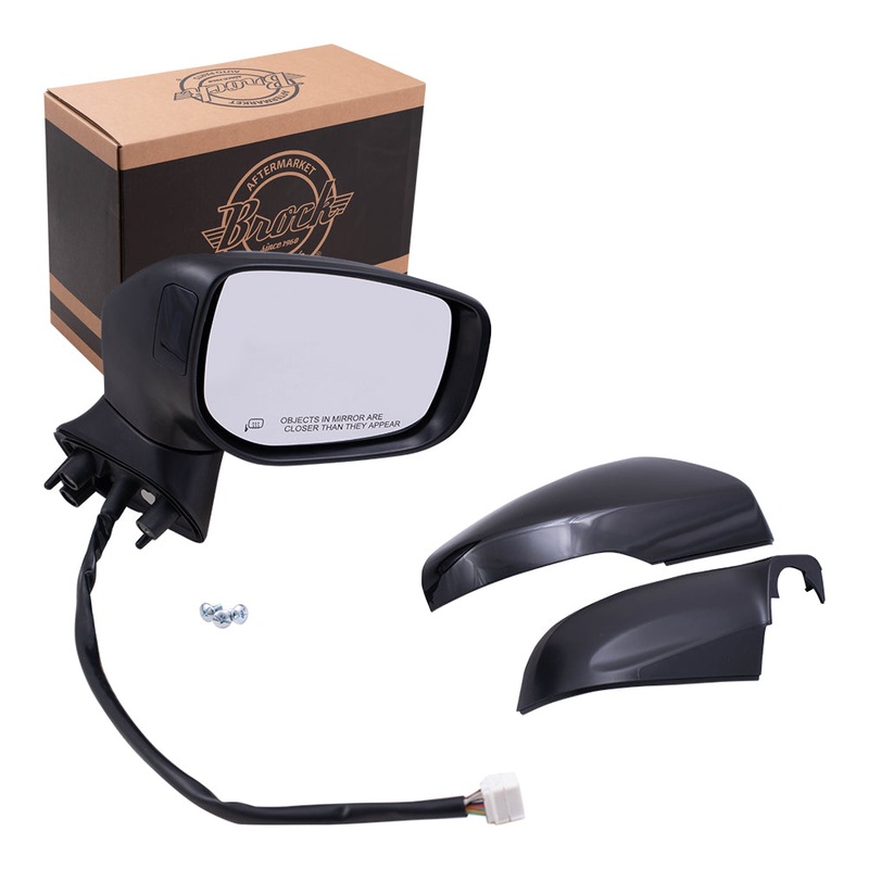 Brock Replacement Passenger Power Side Mirror Heated Signal Blind Spot Detection Compatible with 2018-2019 Outback Legacy
