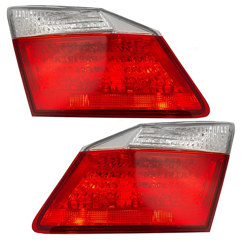 Fits Honda Accord Sedan 13 14 Set of Taillights – Lid Mounted Tail Lamps
