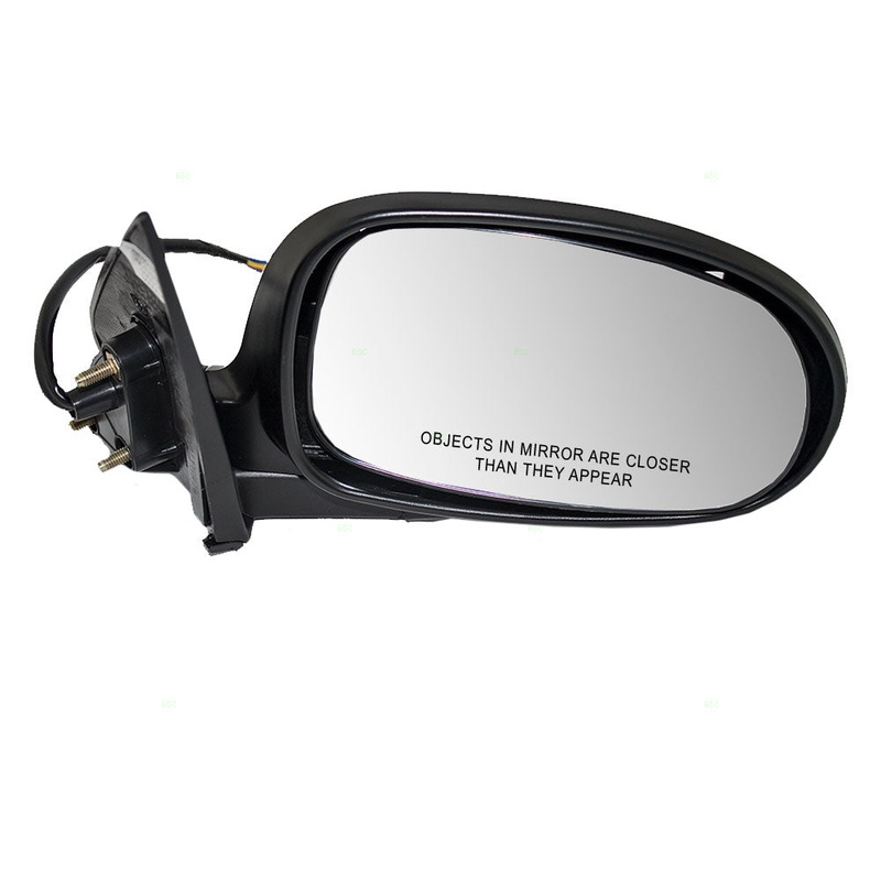 Passengers Side View Power Mirror & Ready-to-Paint Cover for 00-03 Nissan Maxima