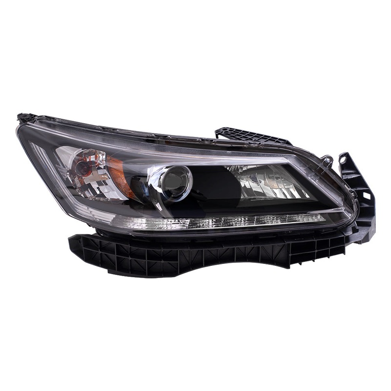 Brock Passenger Side Halogen Combination Headlight Assembly for 14-15 Accord Hybrid