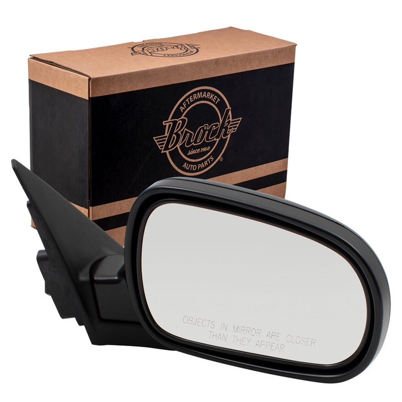 Brock Replacement Passengers Power Side View Mirror Compatible with 1990-1993 Accord 76200SM4C22ZC