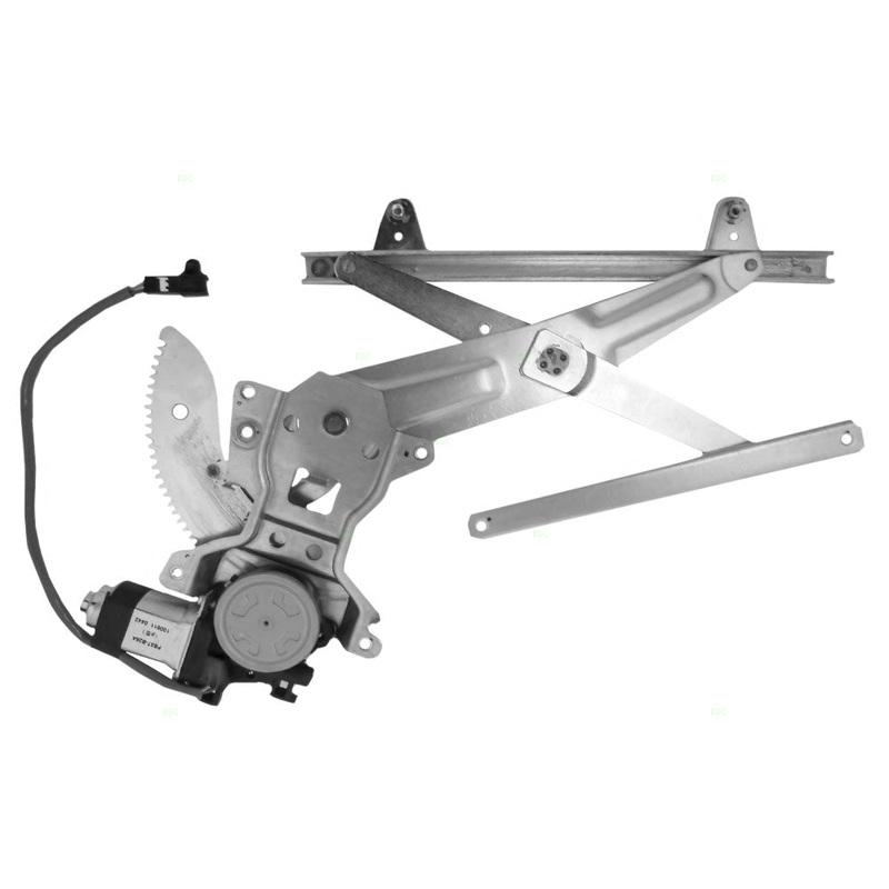 Brock Replacement Passengers Rear Power Window Lift Regulator with Motor Assembly Compatible with 97-01 Camry 69803AA010