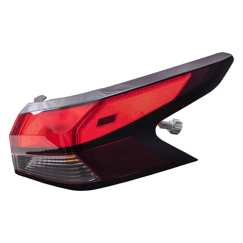 Brock Aftermarket Replacement Part Passenger Side Tail Light Assembly Quarter Mounted Compatible with 2020-2021 Nissan Versa