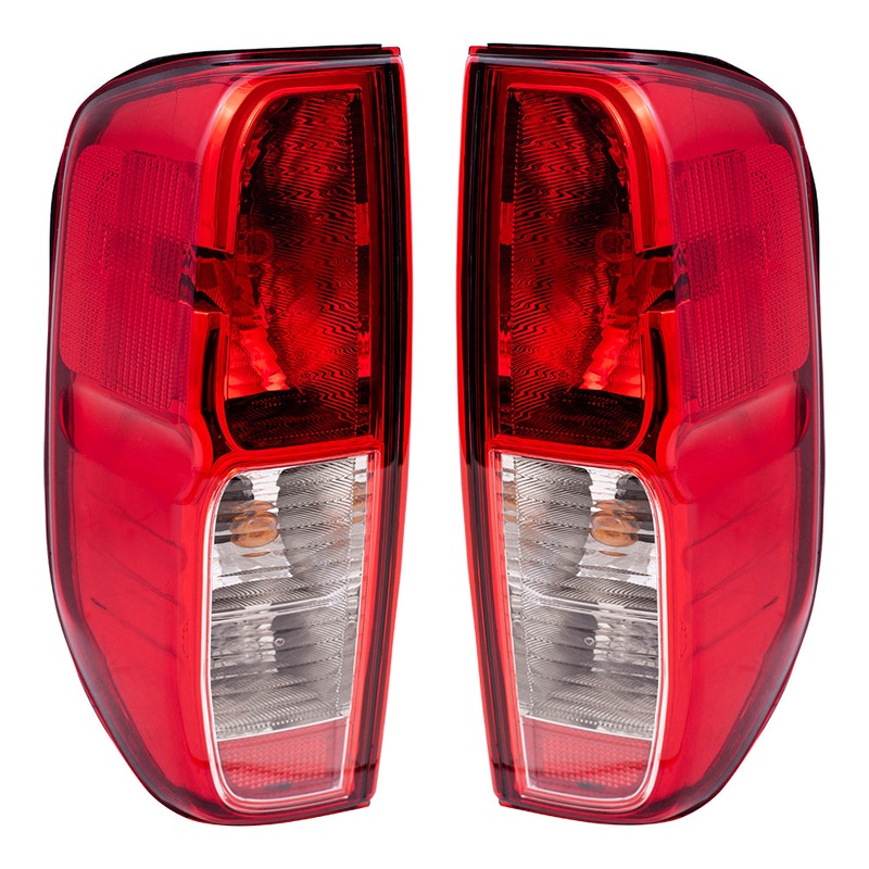 Brock Replacement Driver and Passenger Taillights Quarter Panel Mounted Compatible with 05-14 Frontier Pickup Truck 26555EA825 26550EA825