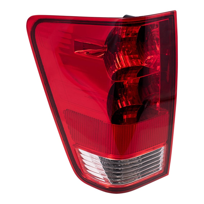 Brock Replacement Drivers Taillight Tail Lamp Compatible with 04-15 Titan Pickup Truck 265557S228