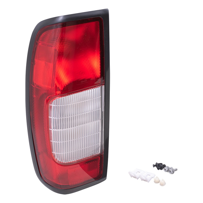 Brock Replacement Drivers Taillight Tail Lamp Compatible with 98-00 Frontier Pickup Truck 26559-3S525
