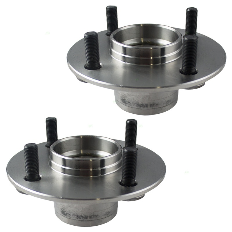 Brock Replacement Pair Set Rear Wheel Hub Bearing Assembly Compatible with 2000-2006 Sentra 43200-4Z010 43200-4Z005