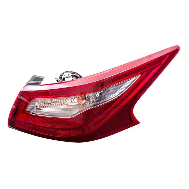 Brock Replacement Passenger Tail Light Quarter Body Mounted without Smoked Lens Compatible with 2018 Altima Sedan