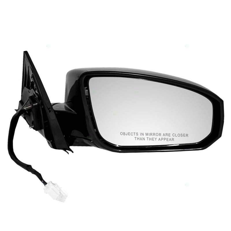 Passengers Side View Power Mirror Heated Smooth Assembly for 04-08 Nissan Maxima