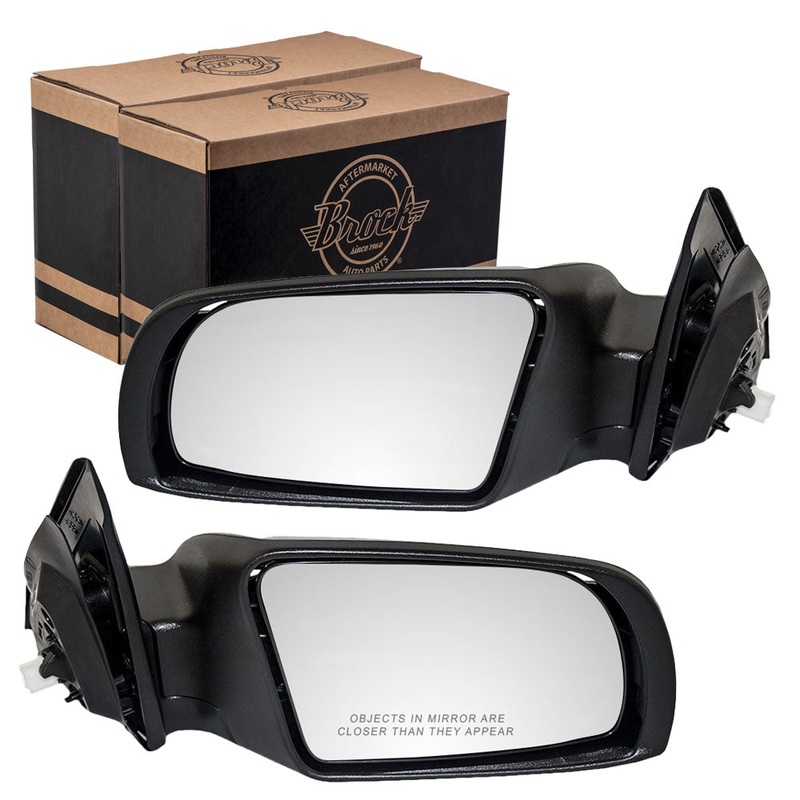 Replacement Driver and Passenger Power Side View Mirrors w/ Signal Compatible with 2007-2012 Altima Sedan 96302-ZN56E 96301-ZN56E
