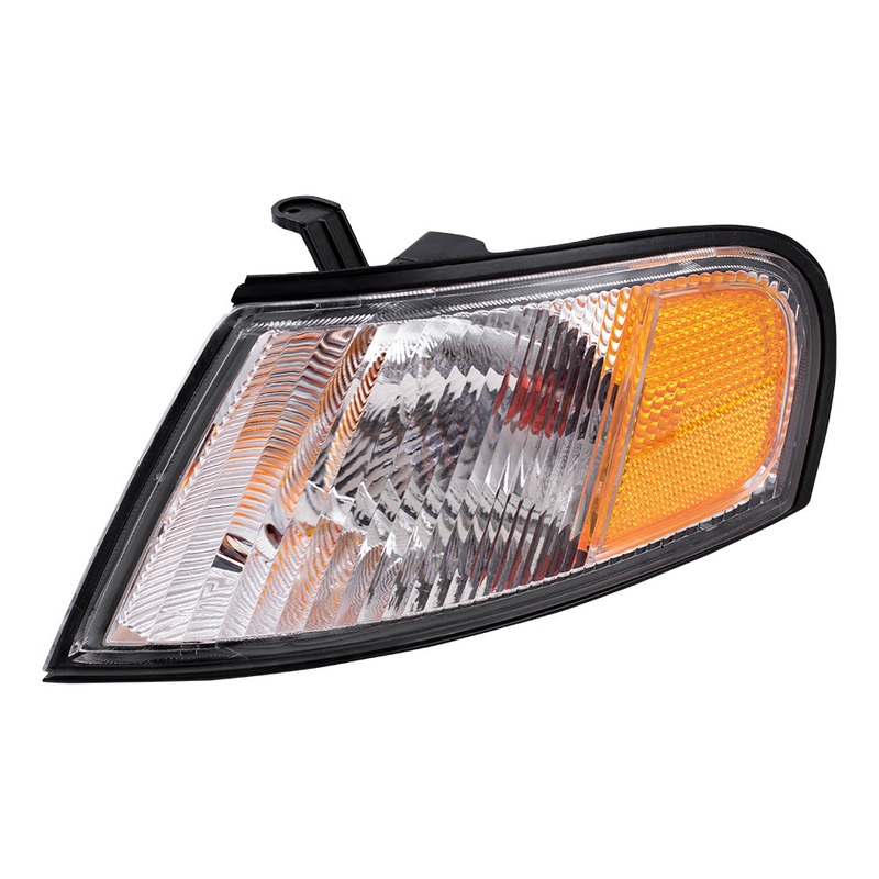 Brock Replacement Drivers Park Signal Corner Marker Light Lamp Lens Compatible with 1998-1999 Altima 26125-9E025