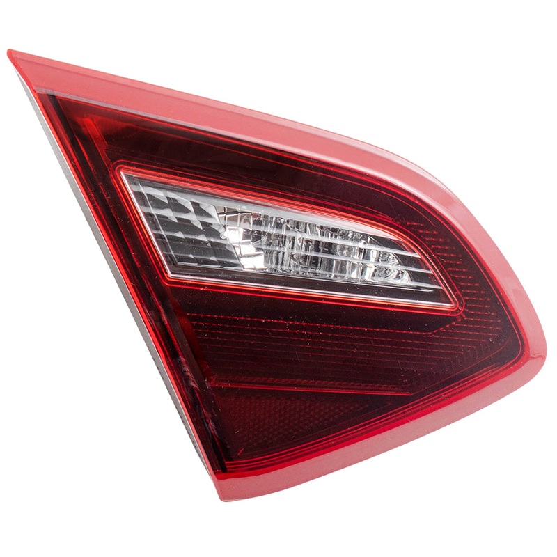 Brock Replacement Drivers Tail Light Lid Mounted Left Back Up Lamp w/ Smoke Lens Compatible with 2017-2018 Altima 26545-9HS1A NI2802112