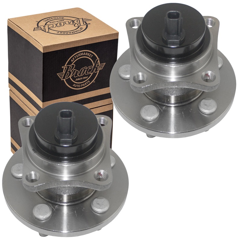 Brock Replacement Pair Set Rear Wheel Hub Bearings Compatible with 2009-2019 Corolla 42450-02170 4245012170 HA590305 512403 19184266