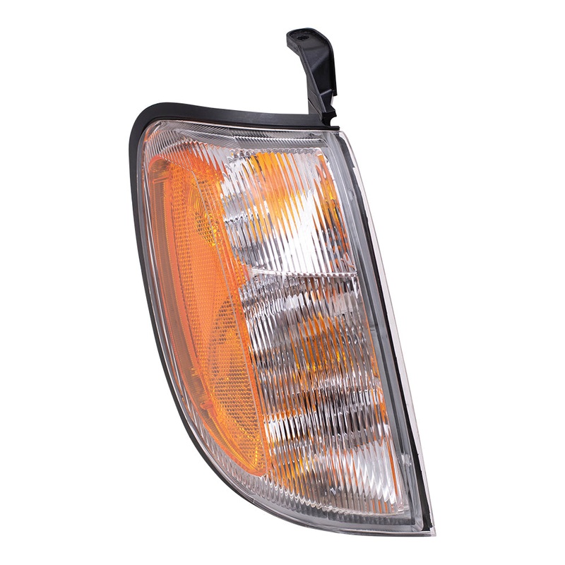 Brock Replacement Passengers Park Signal Corner Marker Light Lamp Lens Compatible with 98-00 Frontier SUV Pickup Truck 26125-7Z425