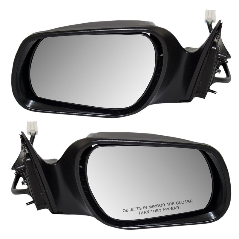 Driver and Passenger Power Side View Mirrors Heated Replacement for Mazda 6 Mazda6 GK2E6918ZBB GK2E6912Z-BB