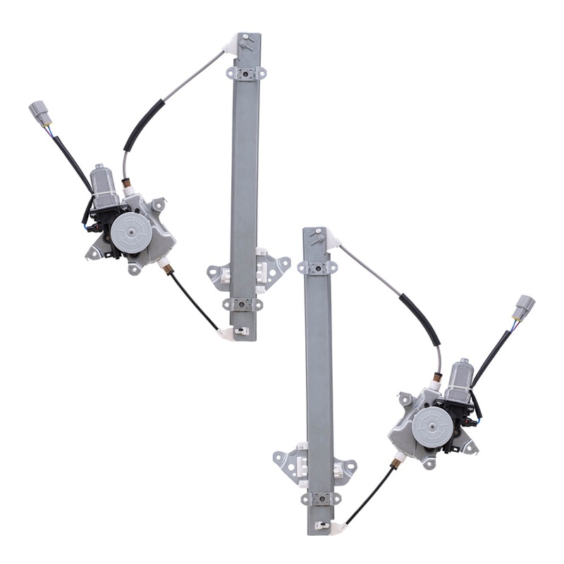 Brock Replacement Pair Set Front Power Window Lift Regulators w/ Motors Assemblies Compatible with 11-16 Juke 80731-JX30C 80720-1KA0A