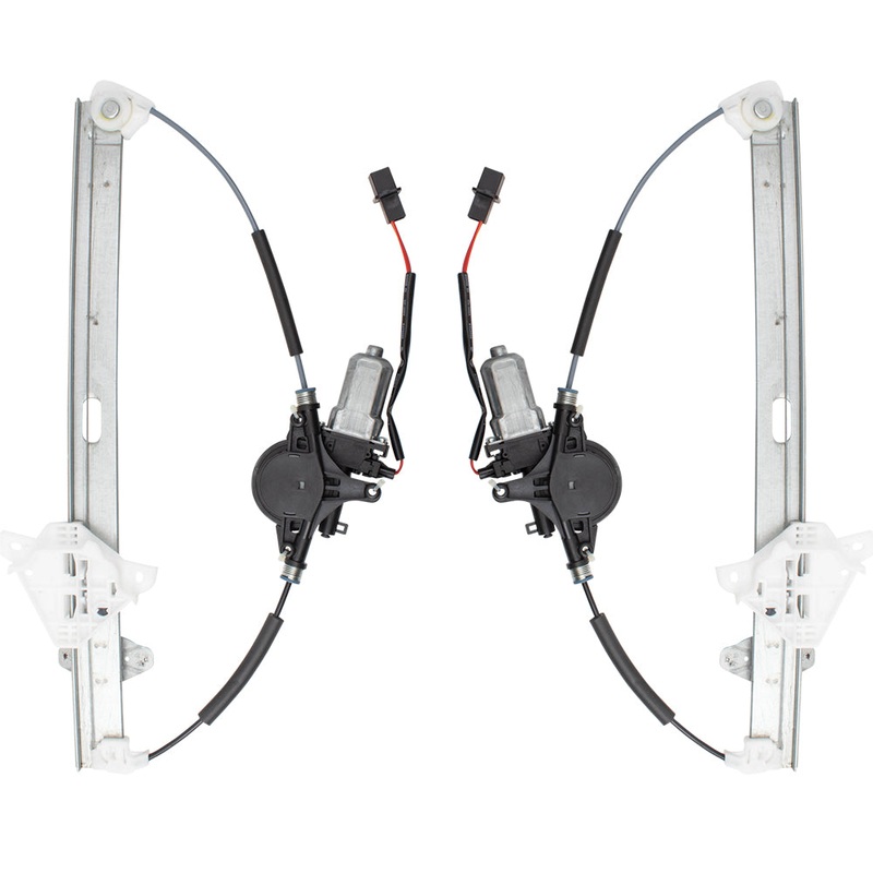 Brock Replacement Pair Set Front Power Window Regulators w/Motors Assemblies Compatible with 2013-2016 CX-5 KD5359590 KD5358590 MA1356103 MA1351129