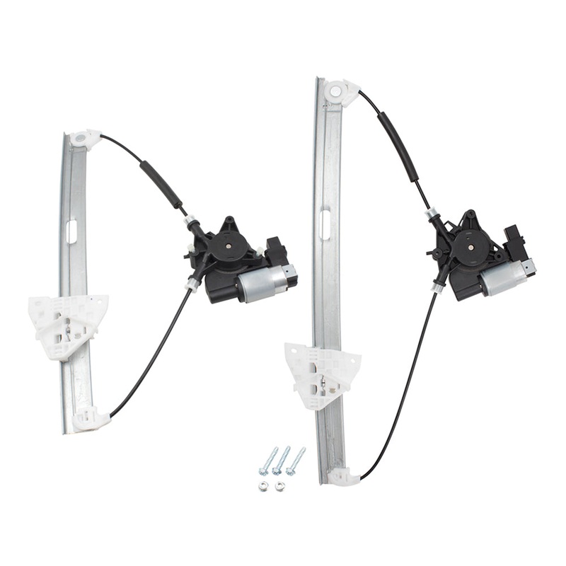 Brock Replacement Passenger Side Front and Rear Power Window Regulators with Motor Compatible with 2007-2015 Mazda CX-9
