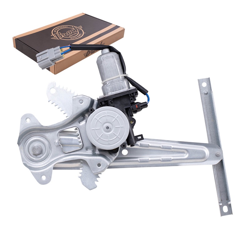 Brock Replacement Driver Left Rear Power Window Regulator w/ Motor Compatible with 13-24 Leaf 20-23 Sentra
