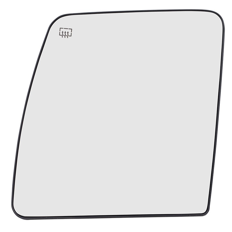 Brock Replacement Driver Mirror Glass w/ Base Heated compatible with 12-18 NV1500 Van