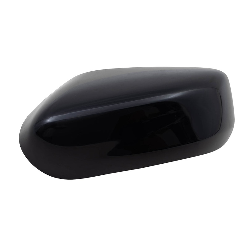 Brock Replacement Driver Side Paint to Match Black Mirror Cover without Signal Light Compatible with 2013-2018 Altima