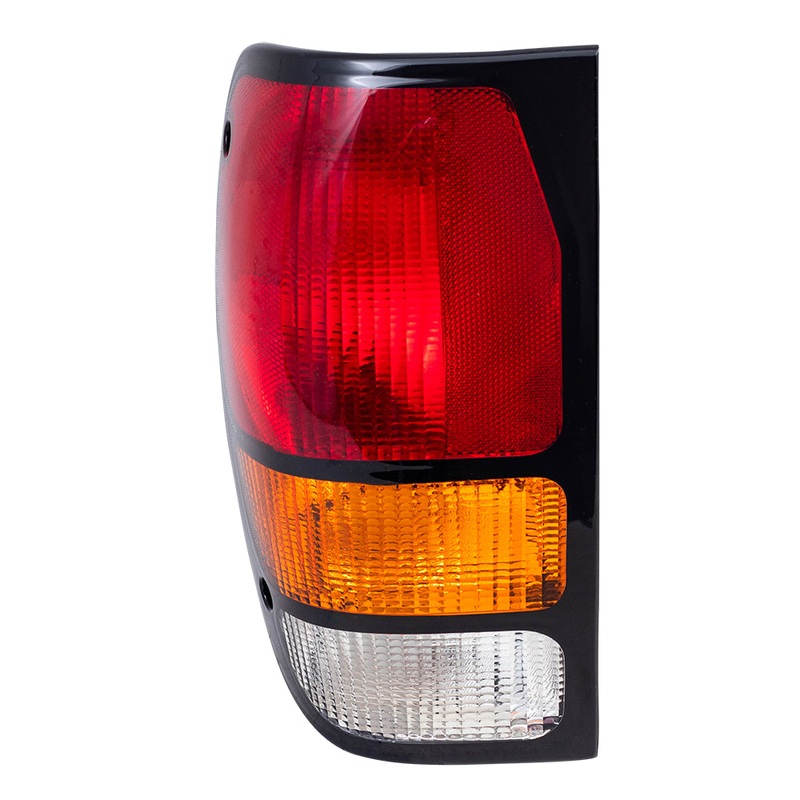Brock Replacement Drivers Taillight Tail Lamp Compatible with 94-00 Pickup Truck ZZM051160P1