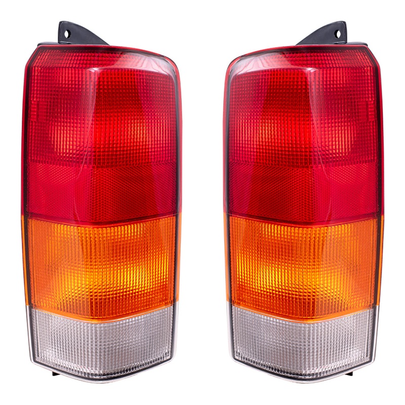 Brock Replacement Set Driver and Passenger Taillights Compatible with 1997-2001 Cherokee 4897399AA 4897398AA