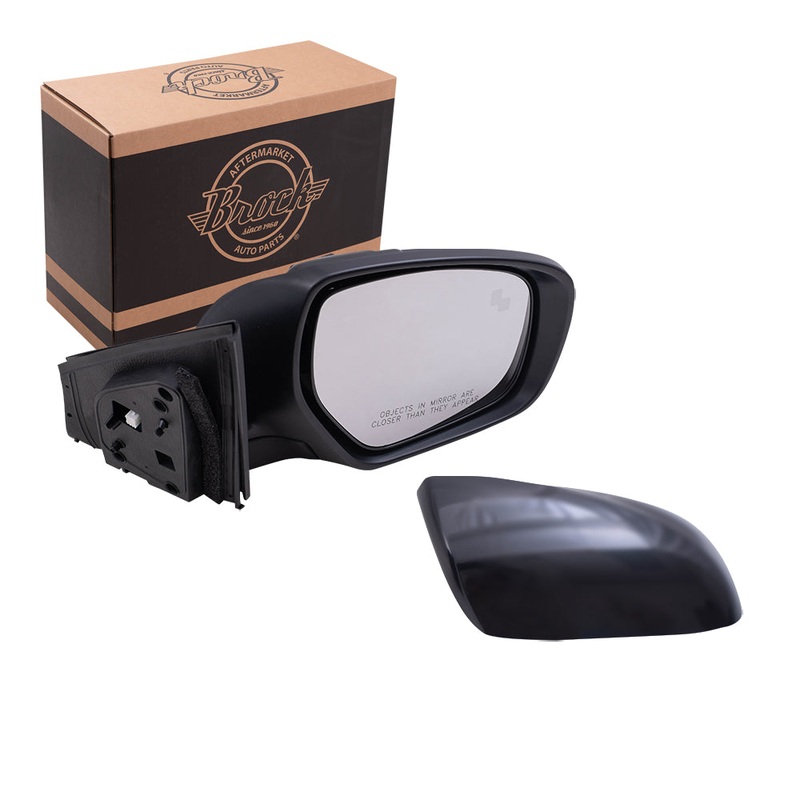Replacement Passenger’s Power Mirror Paint to Match Black w/ Heat Signal Blind Spot Detection Compatible with 14-15 CX-9 TK23-69-12Z