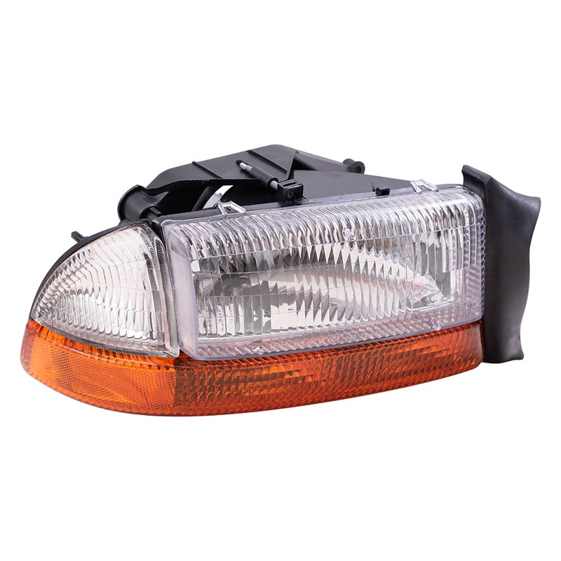 Brock Headlight Assembly for Dodge Dakota Durango Passengers Lens w/ Park Signal Lamp