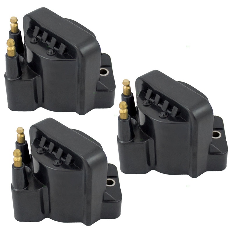 Brock Replacement 3 Pc Set Ignition Spark Plug Coil Pack Modules Compatible with 1993-2002 Camaro Firebird V6 6-cylinder 10472401