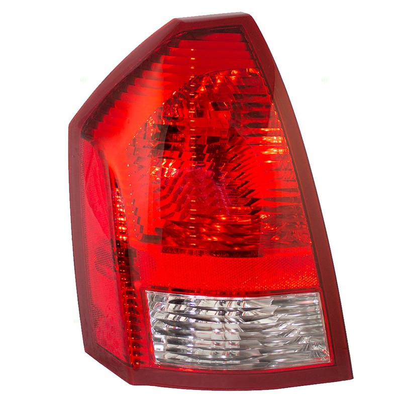 Brock Replacement Driver Tail Light Compatible with 2005-2007 300 2.7L 3.5L 4805851AE