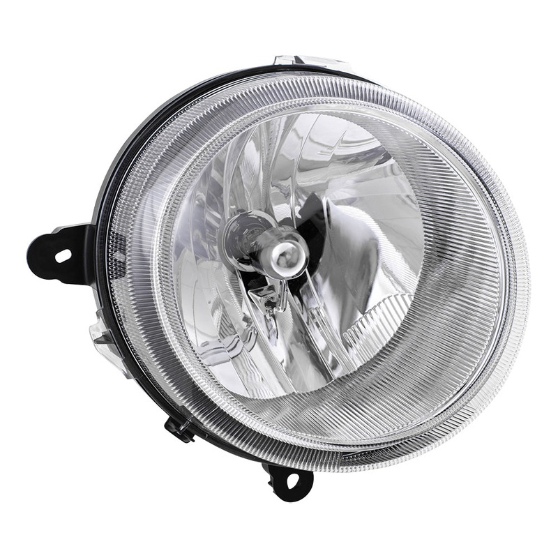 Brock Replacement Passenger Halogen Headlight Compatible with 2007-2010 Compass 2007-2017 Patriot 5303842AE