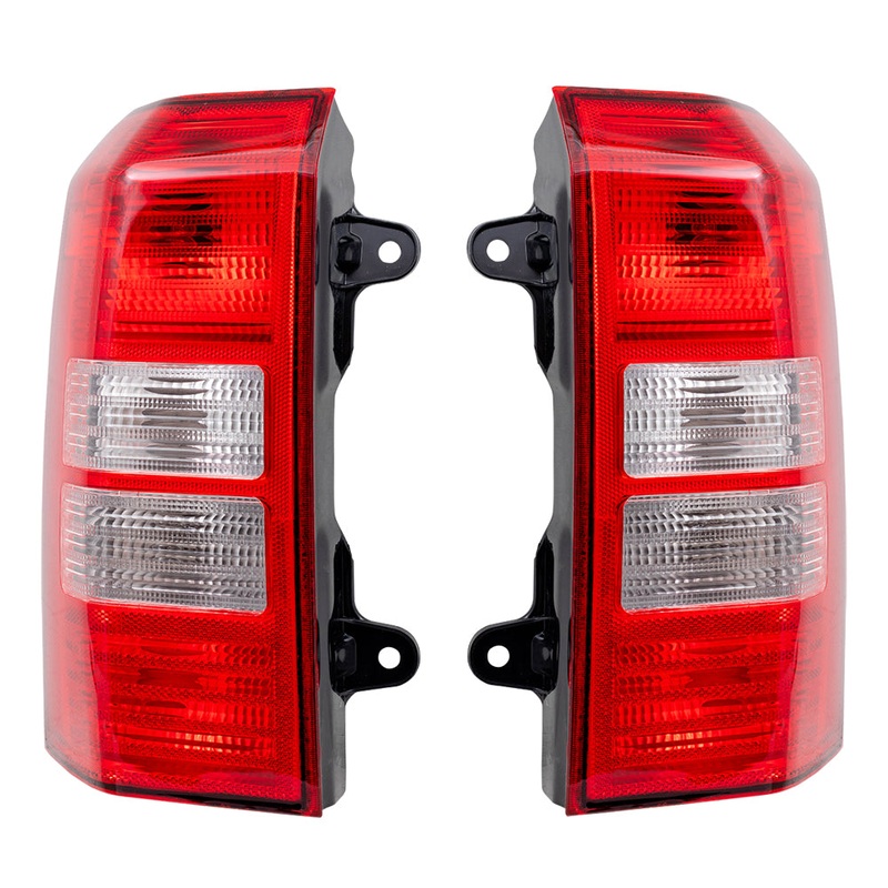 Brock Replacement Set Driver and Passenger Tail Lights Compatible with 2008-2017 Patriot 5160365AG 5160364AG