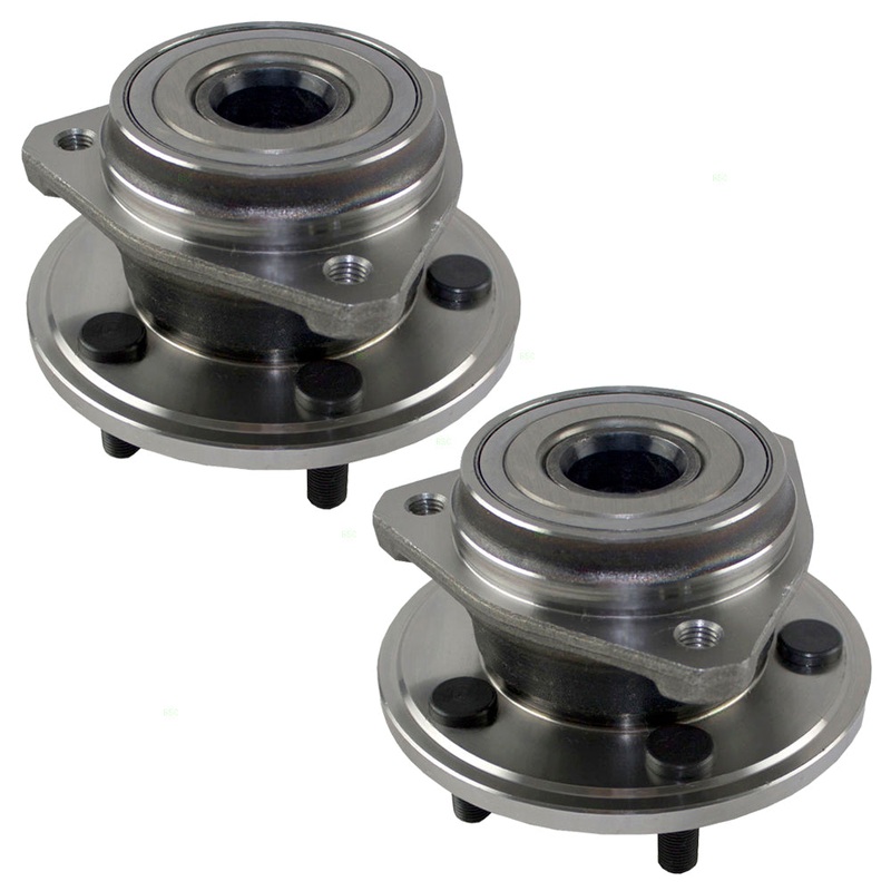 Pair Hub/Bearing Assemblies for Jeep Cherokee Wrangler Comanche Front 53007449AB