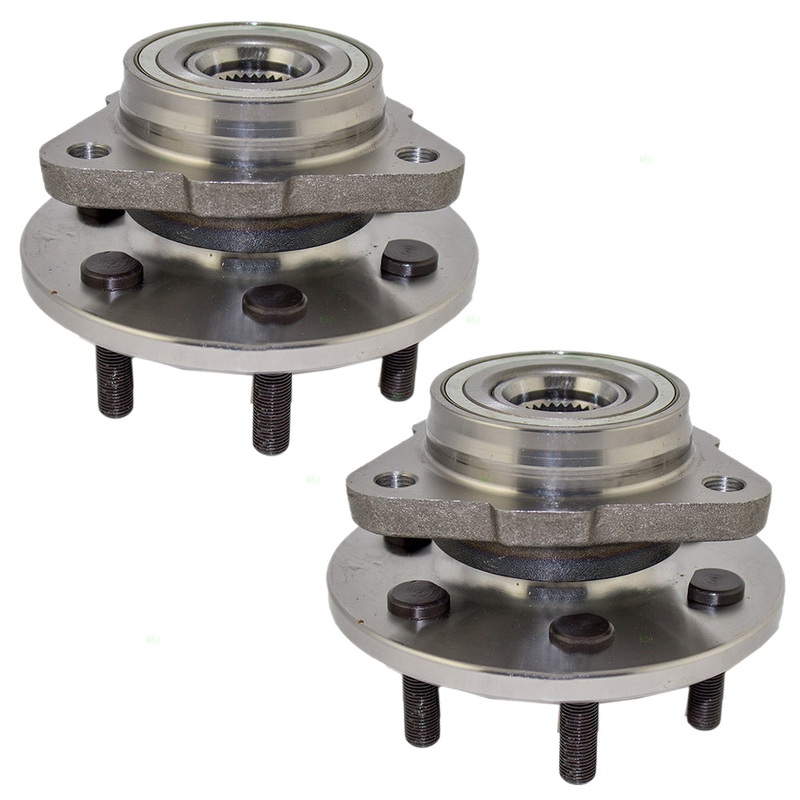 Pair Wheel Hub Bearings for Dodge Durango Dakota Pickup Front Set 52069361AC