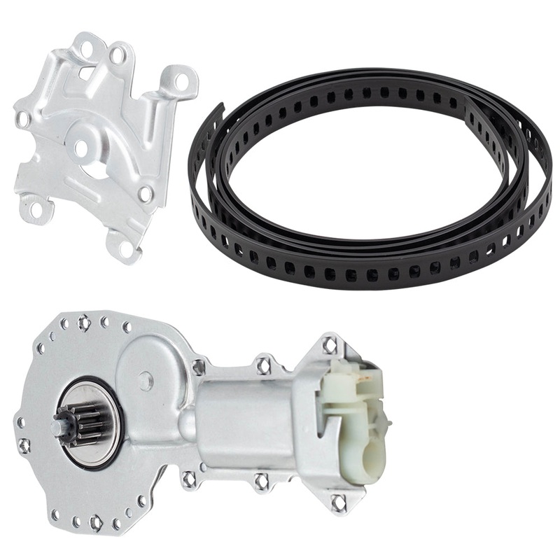 Brock Replacement 2 Pc Set Power Window Regulator Motor with 54″ Black Plastic Repair Tape Compatible with 81-90 Ninety-Eight 20591996 24015712