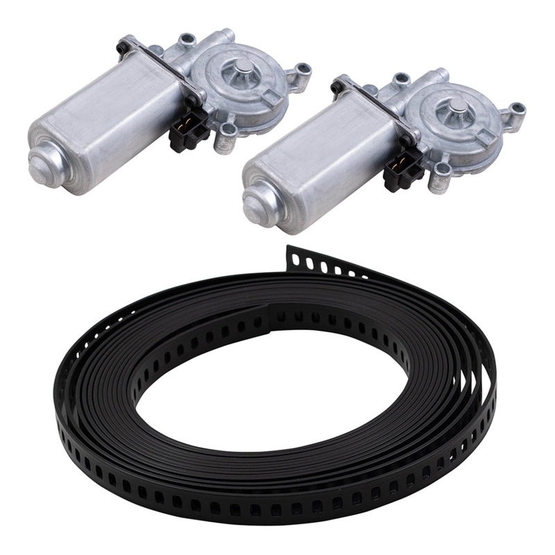 Brock Replacement 3 Pc Set Window Lift Regulator Motors & 20′ ft Repair Tape Roll Compatible with 1992 Eldorado Seville 20591996 22143945