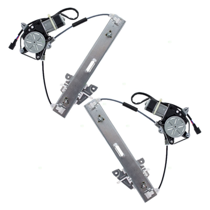 Brock Replacement Driver and Passenger Rear Power Window Lift Regulators & Motors Assemblies Compatible with 01-07 Escape 6L8Z7827001BA 6L8Z7827000BA