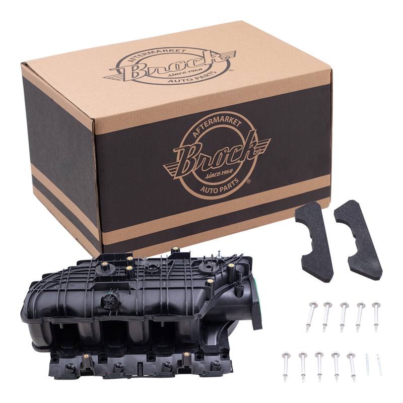 Brock Replacement Intake Manifold with Gaskets Compatible with 2009-2014 Trucks with 6.0L/6.2L engines & 2009-2020 Vans with 6.0L engines