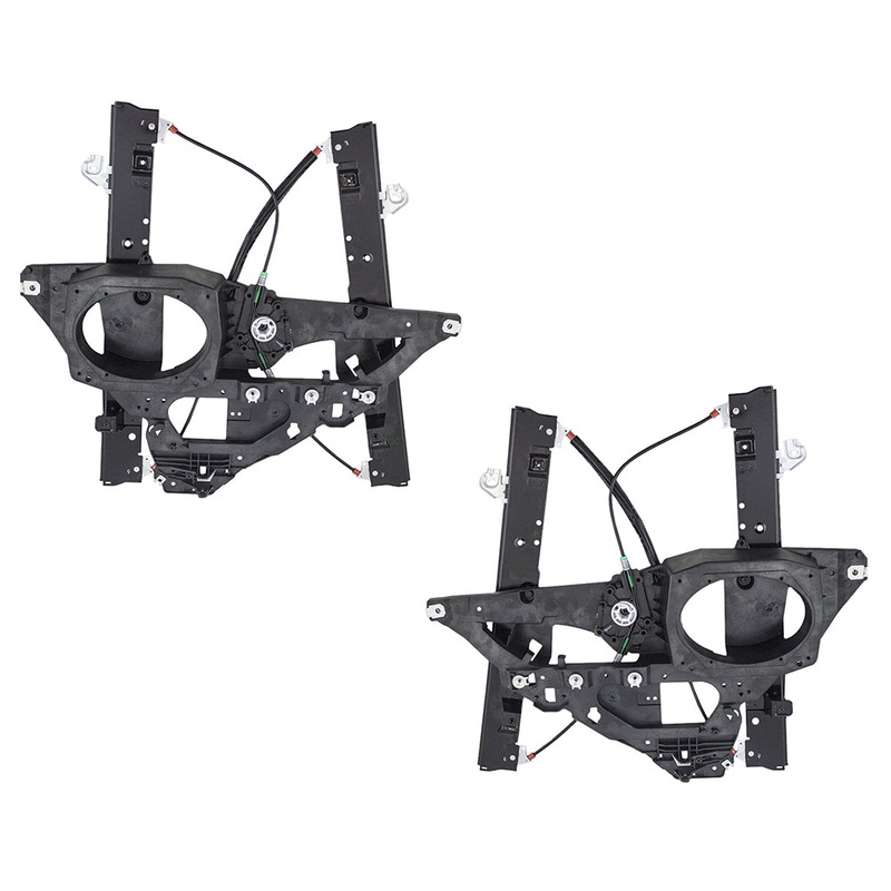 Brock Replacement Pair Set Front Power Window Lift Regulators Compatible with 2003-2006 Expedition Navigator 6L1Z 7823209 AA 6L1Z 7823208 AA