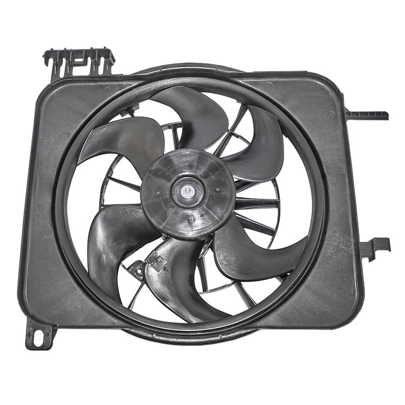 Brock Replacement Radiator Cooling Fan Motor Assembly 24mm Core Thickness Compatible with 1995-2004 Cavalier Sunfire with Heavy Duty A/C 22136897