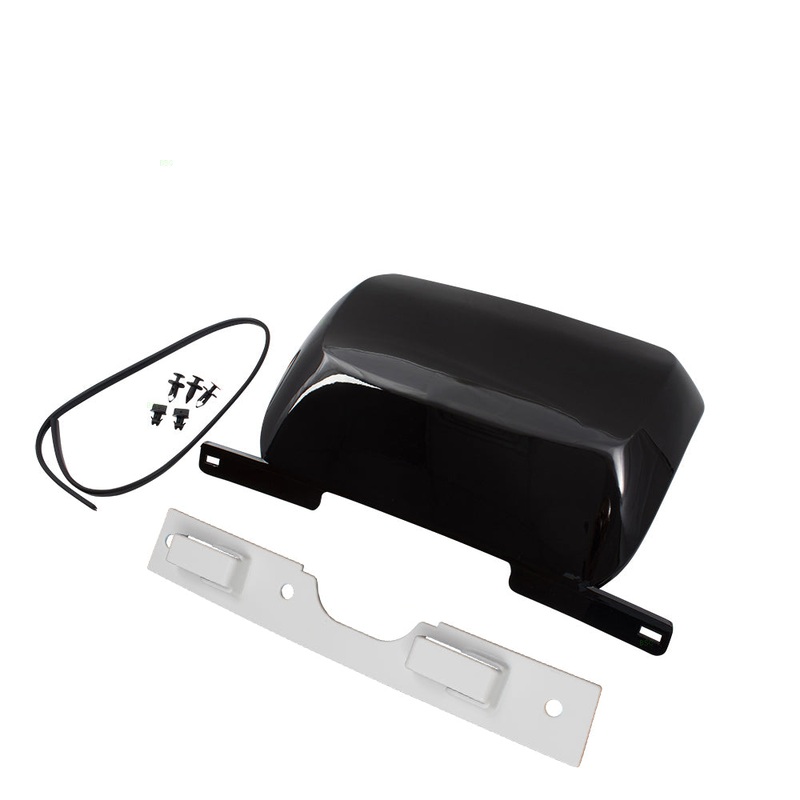 Trailer Hitch Cover for 07-14 Yukon Tahoe Suburban Rear Bumper Black Painted Cap
