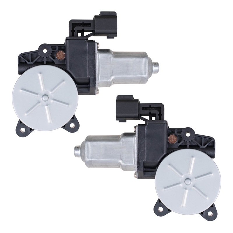 Brock Aftermarket Replacement Driver Left Passenger Right Power Window Lift Motor Set with 6 Pin Connector and One-touch Open/Close Compatible with 2012-2018 Ford Focus