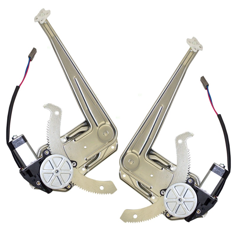 Brock Replacement Driver and Passenger Front Power Window Regulators & Motors Compatible with 1993-2011 Ranger 1994-2010 B2300 B2500 B3000 B4000 Pickup 1FAA59526 8L5Z7823394A