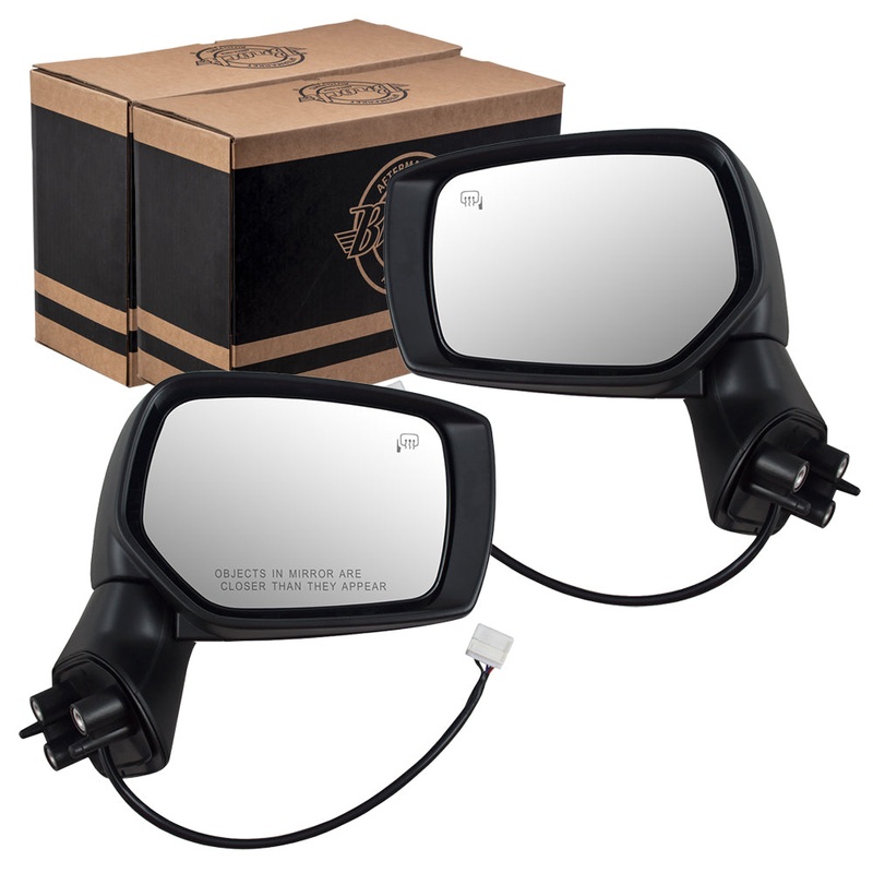 Brock Replacement Pair Set Power Side View Mirrors Heated Compatible with Legacy Outback 91054AL20A 91039AL03A