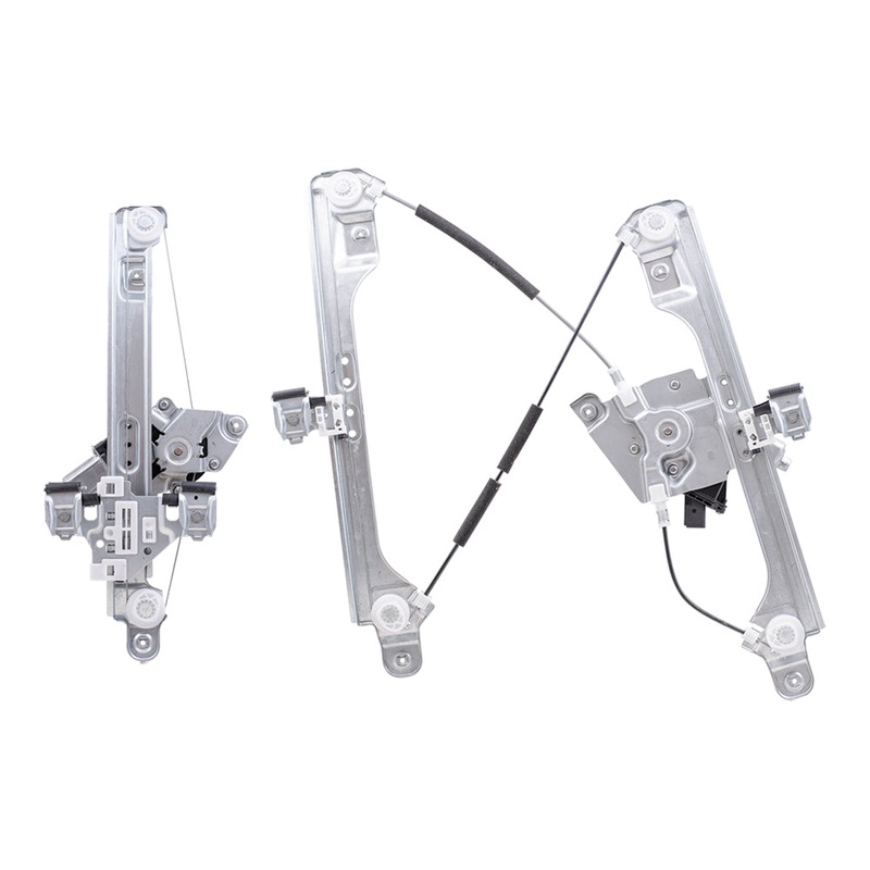 Brock Replacement Passenger Side Front and Rear Power Window Regulators with Motor-6 Pin Connector and One-Touch Open/Close Compatible with 2013-2019 Escape