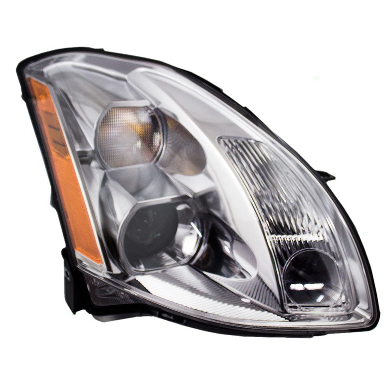 Brock Replacement Passengers Halogen Headlight Headlamp Compatible with 03-05 350Z 26010ZA80A