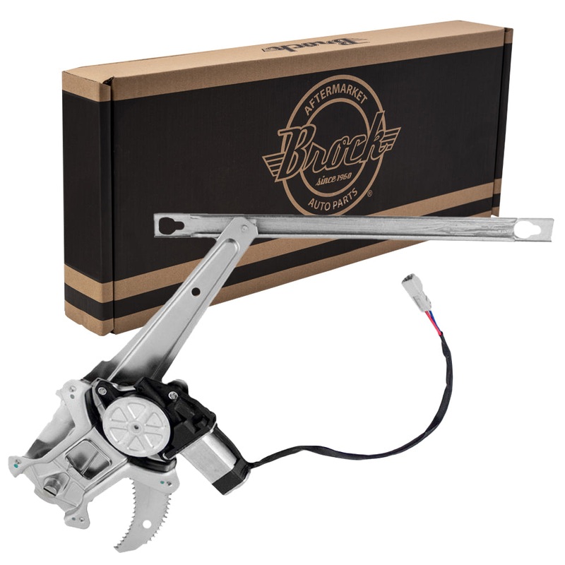 Brock Replacement Passengers Rear Power Window Lift Regulator with Motor Assembly Compatible with 98-02 Accord 72715S84A01